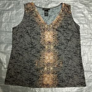 👙INC International Concepts Woman decorative beaded tank top